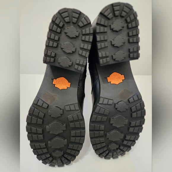 Harley-Davidson Womens Black Howell Harness Biker Boots Waterproof, sz 9.5 - Picture 9 of 14